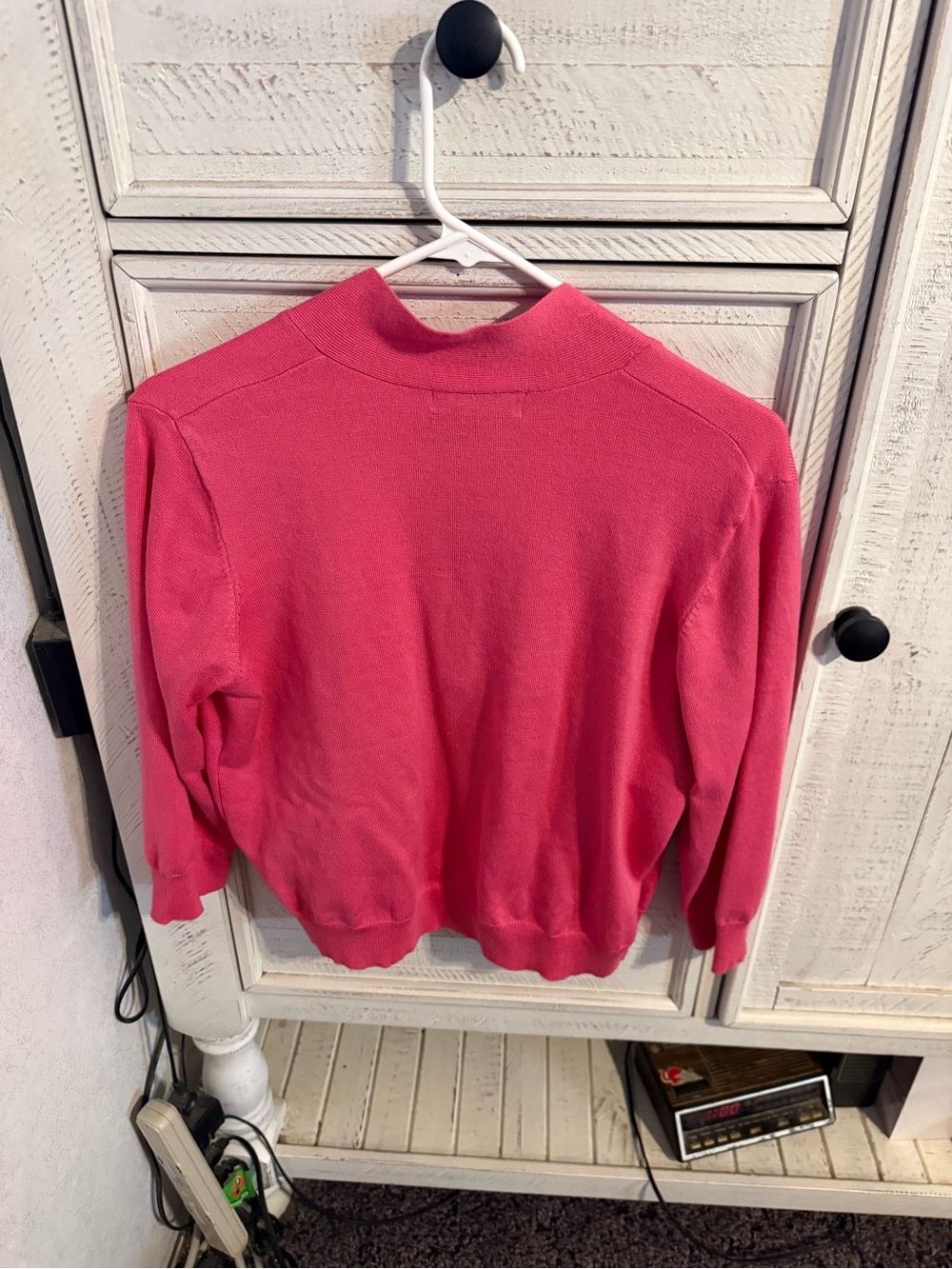 Grace Karin Hot Pink Mock Neck Sweater